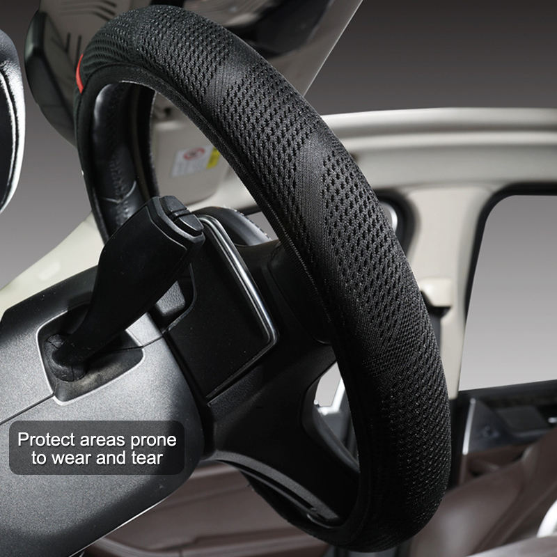 Autocamp IA-125 Universal Fashio<i></i>nable Business/Luxury Steering Wheel Cover - Breathable Wear-Resista